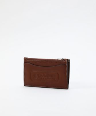 ジップ カード ケース・コーチ バッジ | COACH/コーチ | 三越